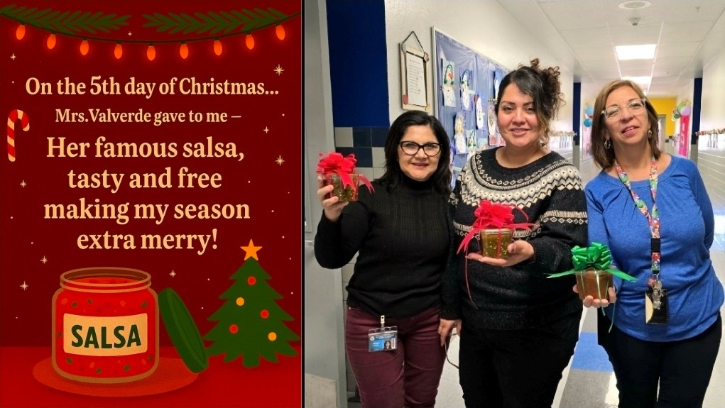 HValverde_DWS's tweet photo. On the 5th Day of Christmas, I made a Picante Present, prepared from scratch, for my Colts❣️
#LoveDesertWind #ItsTheColtWay @DWS_PK8 https://t.co/Zgij0O9xdU
