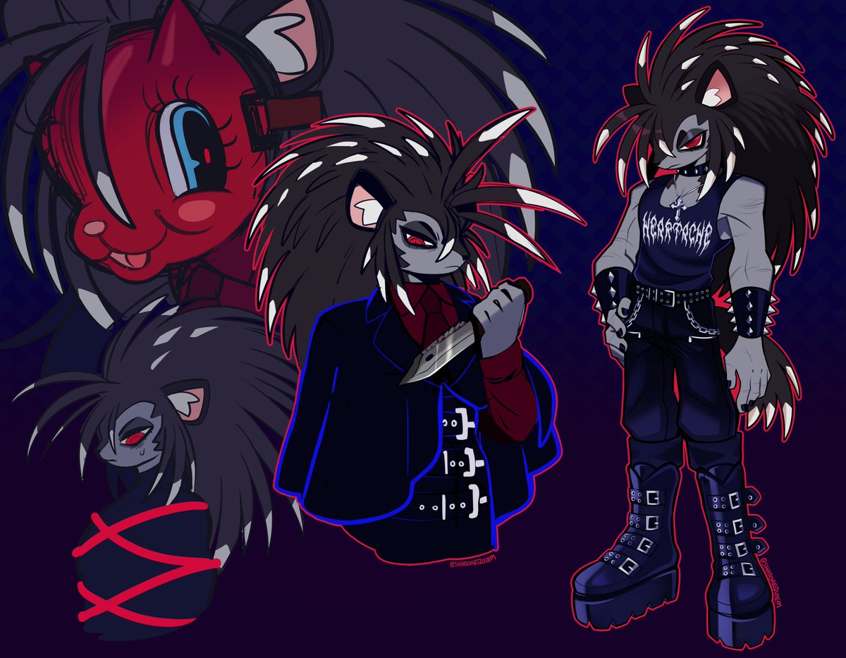 Oc Slasher Design @felicia_drawss Dropping my slasher oc Lucca!