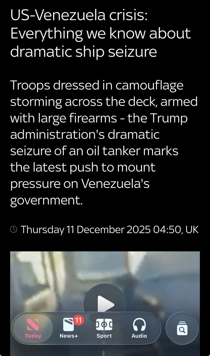 KnnObserver's tweet image. Oh ok so the US is engaging in old school piracy now… that gives them the moral high ground for sure… Trump’s America is a pariah state, led by immoral imperialists.