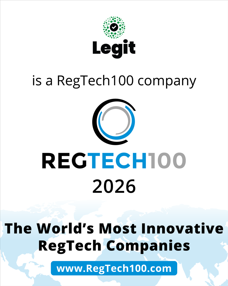 Fintech_Global's tweet photo. Congrats to #LegitSoftware for making it into this year's #RegTech100 list!

Find the list here: https://t.co/IEJ8pLRQIu

#RegTech #FinTech https://t.co/eWCXhijeqb