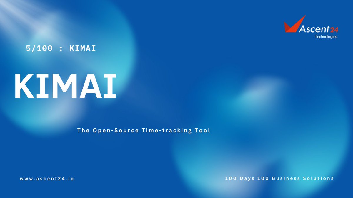 Ascent24T's tweet photo. How good are you in time-tracking?

Have you tried it without any sweat using Kimai?

https://t.co/YEyihBVcet

Reach out to us to set up Kimai for your business :

📞 +91 96558 70024 | 📧 hi@ascent24.io

#kimai #opensource  #ascent24technologies #timetracking #multiproject https://t.co/xyOXZUG5g6