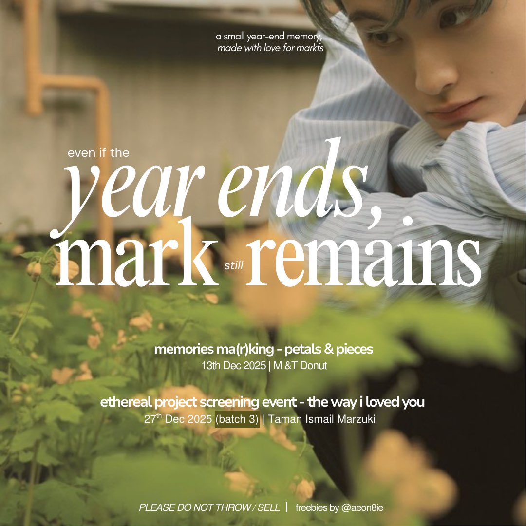 aeon8ie's tweet photo. like &amp; rt are very appreciated <3

hi! ( ͡•. •. ͡ ) i'll be giving this freebies on mark end-year event:

✮ @memoriesmarking 𝑽𝒐𝒍. 𝟐: 𝑷𝒆𝒕𝒂𝒍𝒔 &amp; 𝑷𝒊𝒆𝒄𝒆𝒔 
✮ @etherealprojct 𝐓𝐡𝐞 𝐖𝐚𝐲 𝐈 𝐋𝐨𝐯𝐞𝐝 𝐘𝐨𝐮 𓏲ּ𝄢

[check picts below for more details]

see u! 🐈⭐️ https://t.co/rZChSf5ZcW