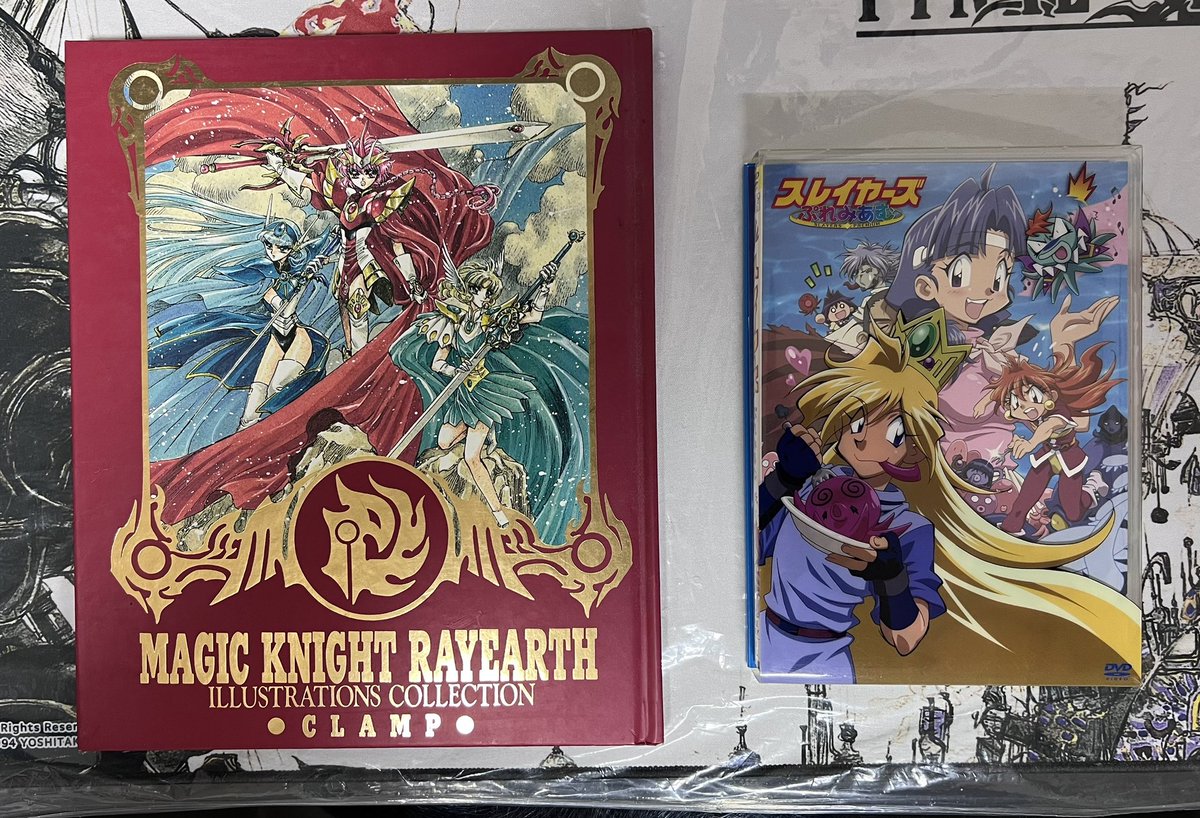 新劇場版 複製原画 レイ　　希少品 レイアースの原画集を購入しました。 当時はアニメでしか見たこと