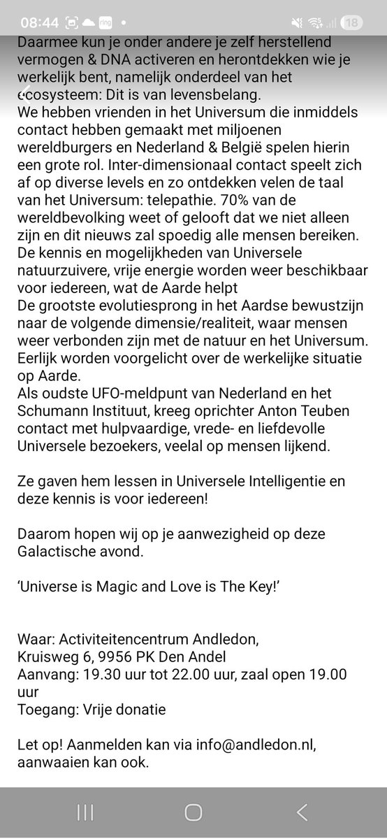 Vanavond Anton Teuben op het erf. Welkom!