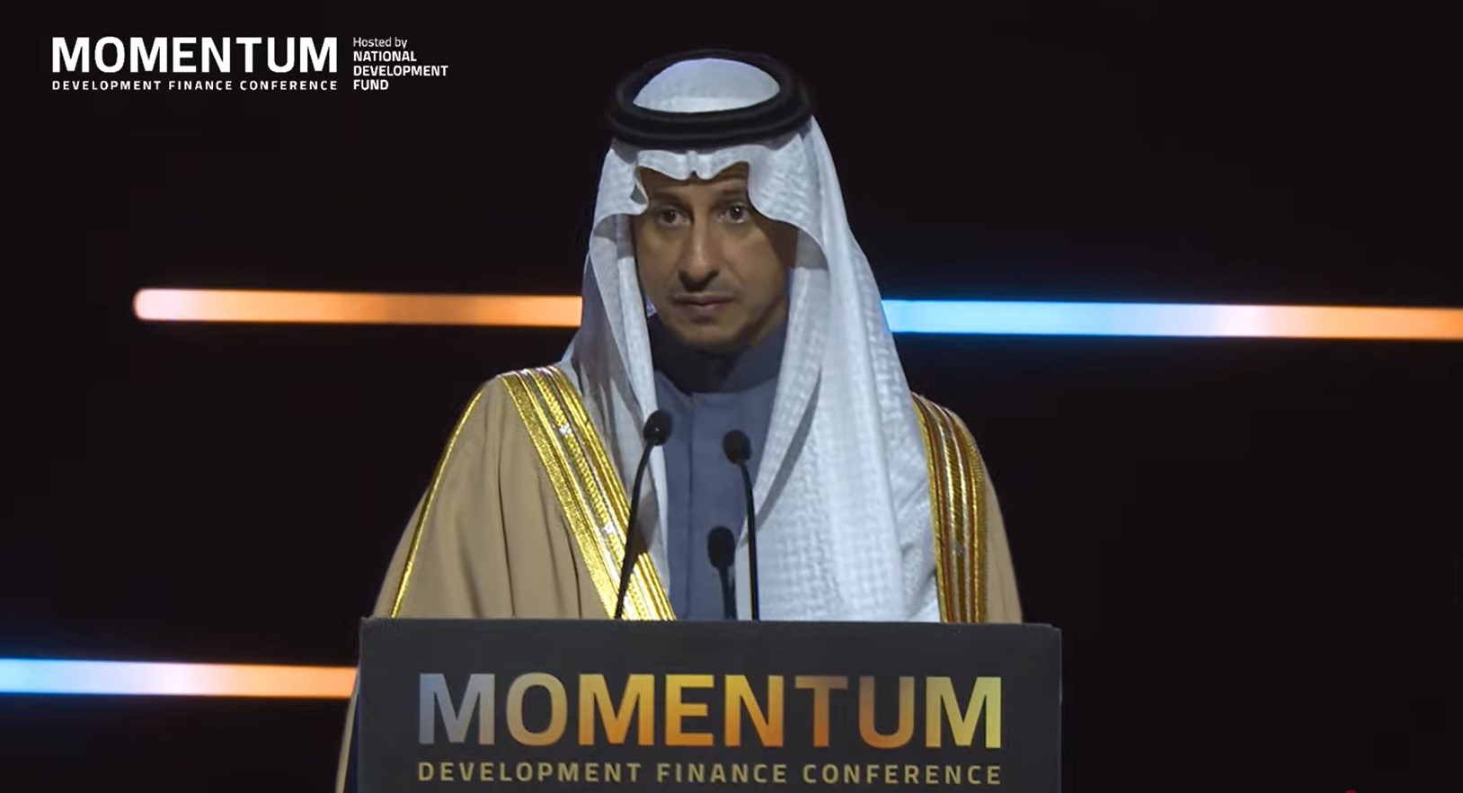 وزير السياحة أحمد الخطيب في مؤتمر التمويل التنموي : المساعدات التنموية في العالم آخر 5 أعوام بلغت تريليون دولار. الصندوق السعودي للتنمية قدم 40 مليار دولار مساعدات دولية. أكثر من 8 قطاعات تنموية دعمتها السعودية استفاد منها أكثر من 100 دولة نامية 