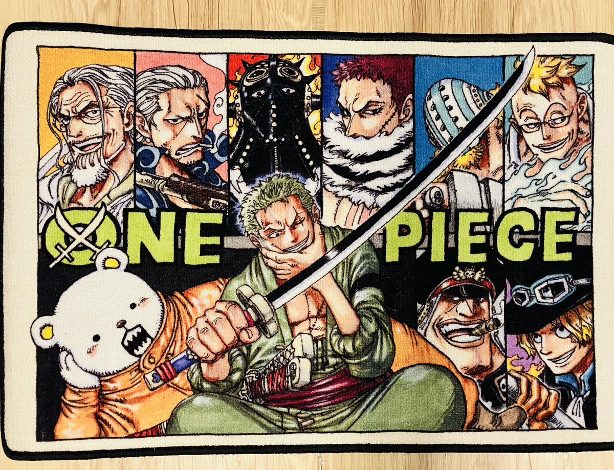 ONE PIECE DAY'25ラグマット ワンピース巻頭カラーイラスト 新商品】原画商品 〈ONE PIECE DAY'25〉 ラグマット 週刊少年ジャンプ