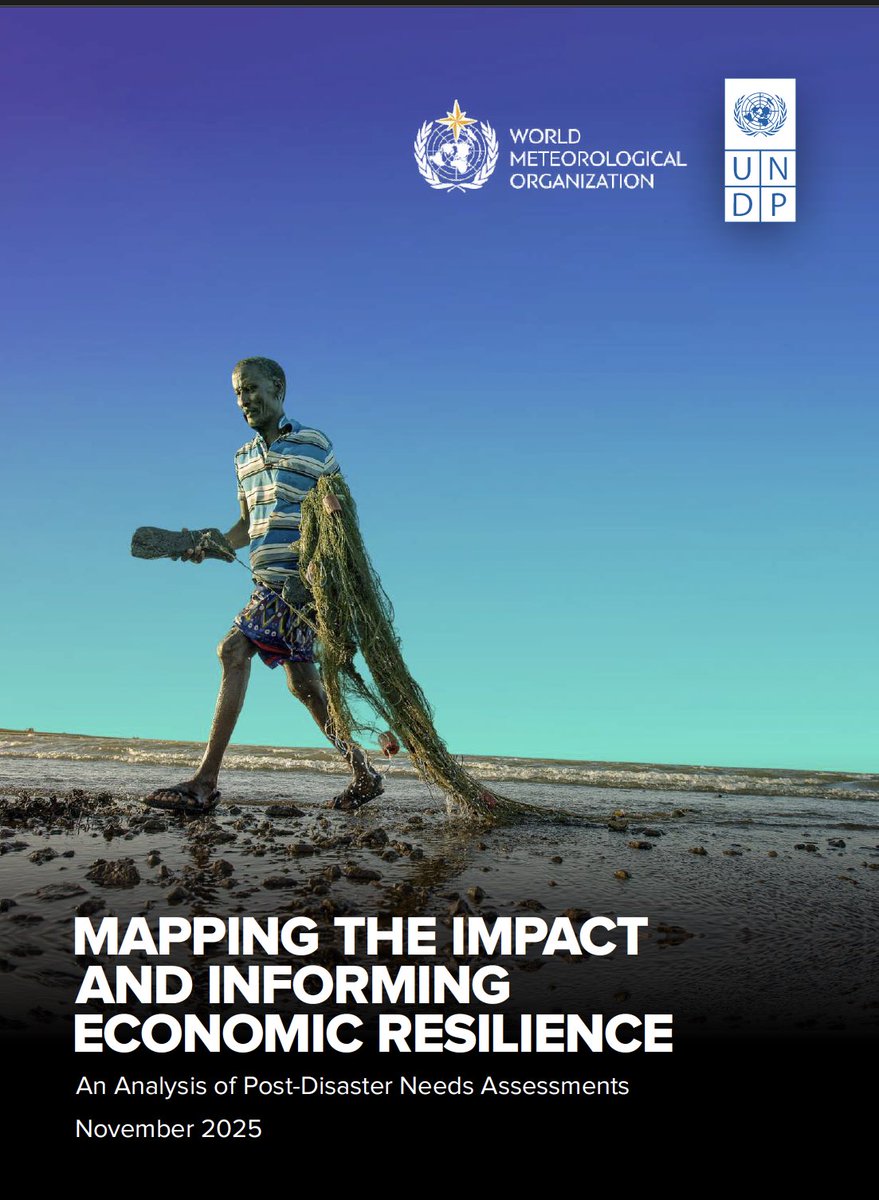 How do we strengthen economies amid growing shocks?

<a href="/UNDP/">UN Development</a> and <a href="/WMO/">World Meteorological Organization</a>’s new report, Mapping Impact &amp; Informing Economic Resilience, provides fresh evidence, sharp analysis, and clear pathways to help countries build stronger, shock-ready economies.

🔗 go.undp.org/izF
