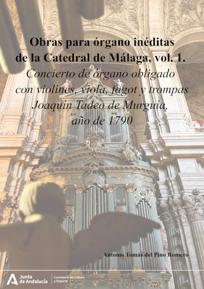 NUEVA PUBLICACIÓN: Concierto de órgano obligado con violines, viola, fagot y trompas, año de 1790, obra inédita de Joaquín Tadeo de Murguía. Antonio Tomás del Pino Romero, musicólogo y músico, ha editado y reconstruido algunas partes de la misma: lajunta.es/65ilo
