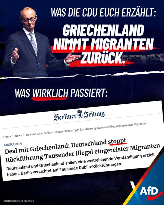 Der Wählerbetrug v on CDU/CSU geht weiter!