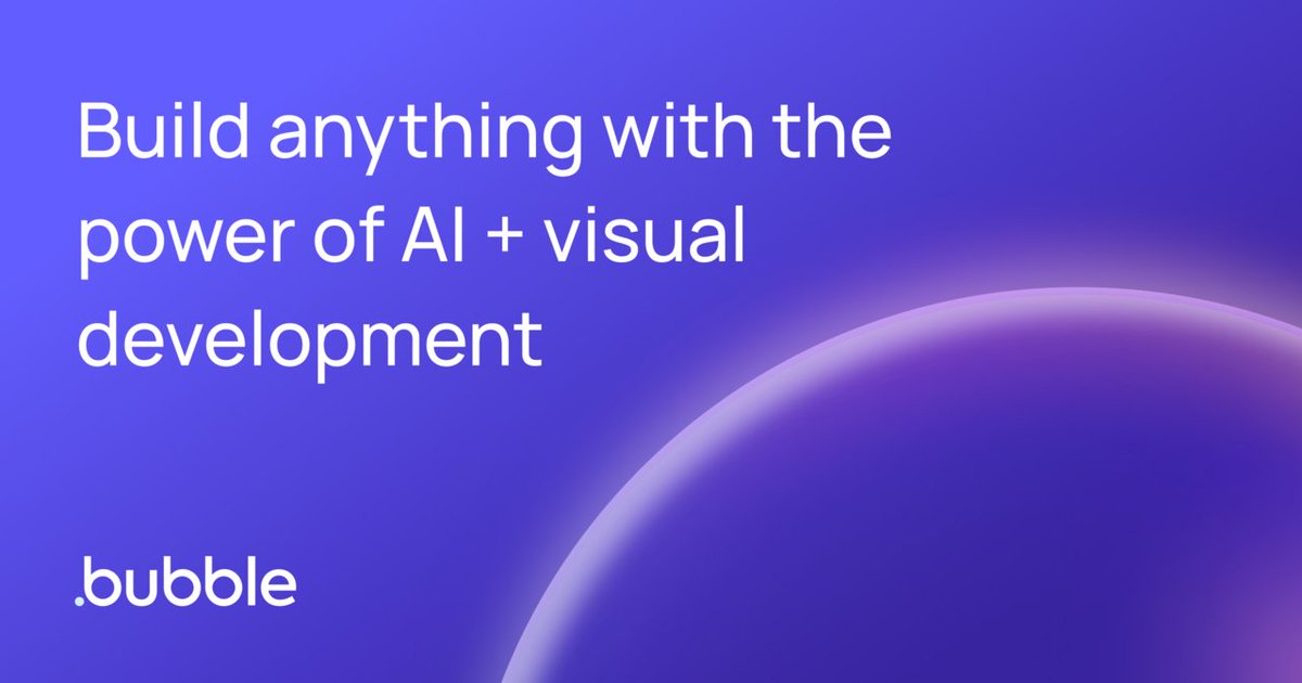 SharkRating's tweet image. Bubble.io: Build custom web apps without code 👨‍💻 Drag-and-drop interface, robust database, and hosting - all in one platform. #nocode #webdevelopment 
Check it out and bring your ideas to life 👉 bubble.io ift.tt/yxHWZoi