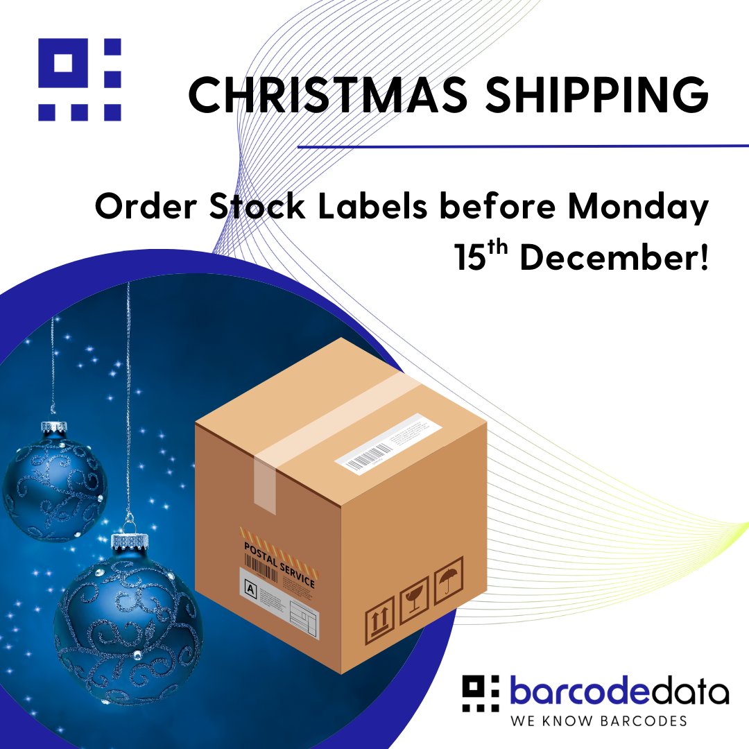 BarCodeData's tweet image. Don’t forget — Monday 15th December is the last day to order your blank stock labels for pre-Christmas delivery.
Get stocked up before the holiday rush! 👉 barcodedata.co.uk/label-bureau

#BarCodeData #Labels #BlankLabels #LastOrderDate