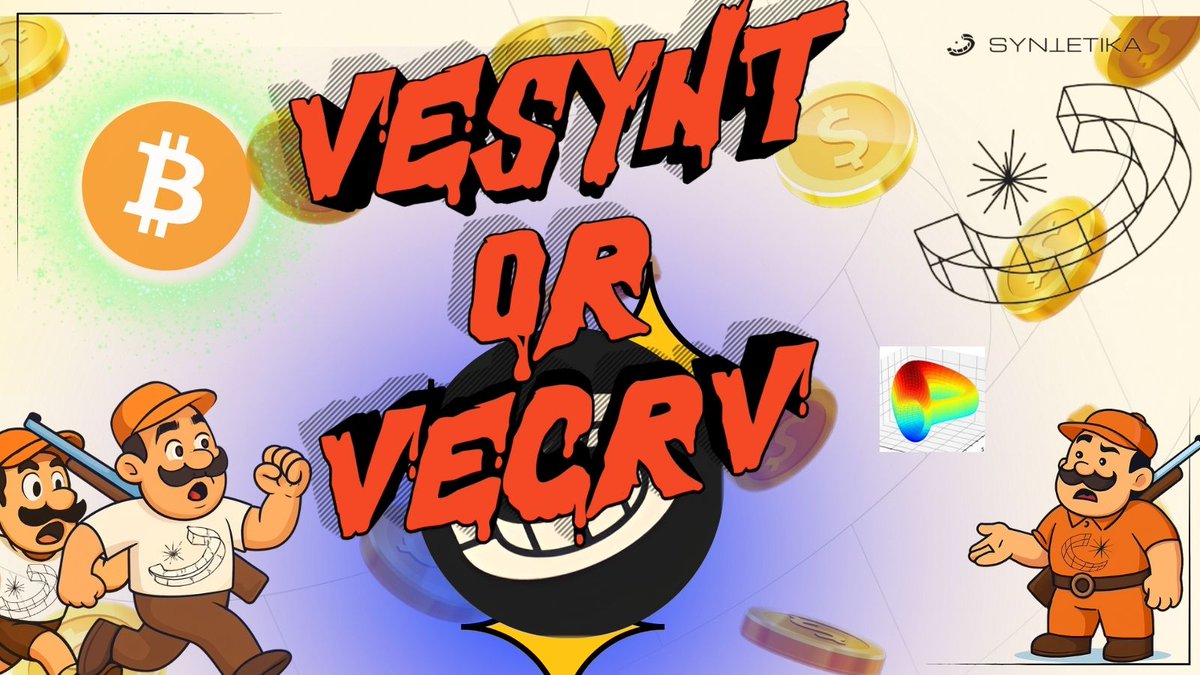 What Makes veSYNT Different From veCRV / veAERO?

1/ Most people hear “ve-tokenomics” and assume every system is just another CRV or AERO clone.

The truth is simpler: they all share a blueprint
but what they optimize for is completely different.

veCRV was built for liquidity.