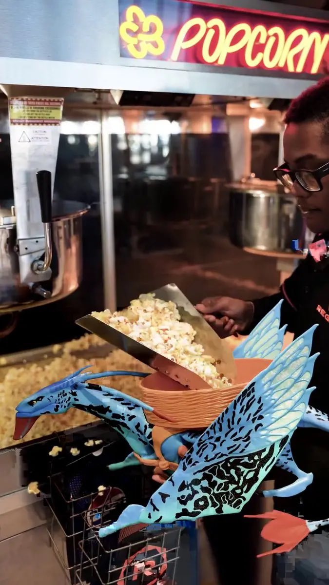 数量限定 完売品 アバター ポップコーンバケット ファイヤー・アンド・アッシュ アバター：ファイヤー・アンド・アッシュ』バンシーのポップコーン