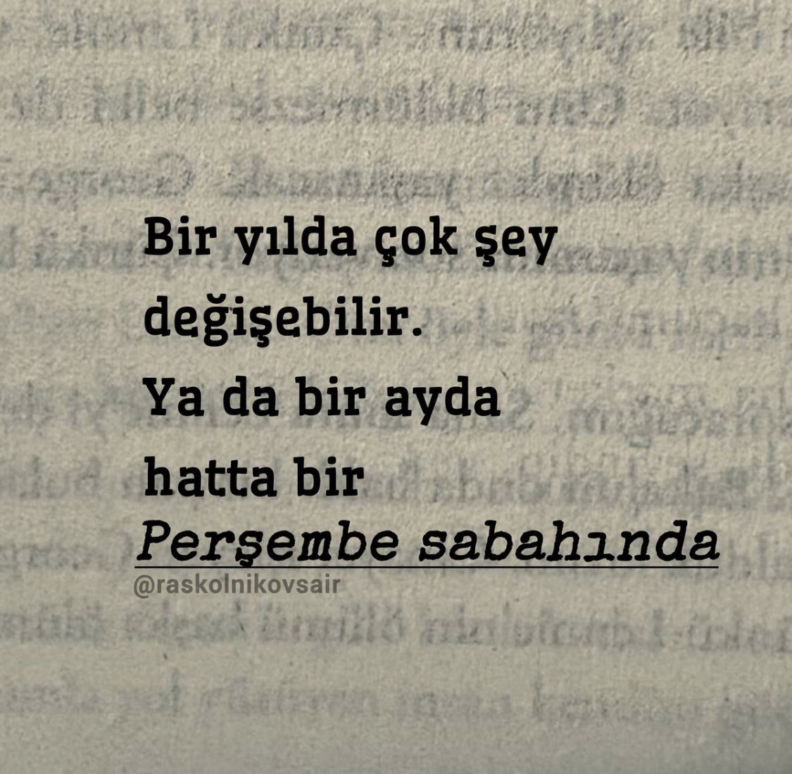 Her zaman bi umut vardır buna inanmalısın