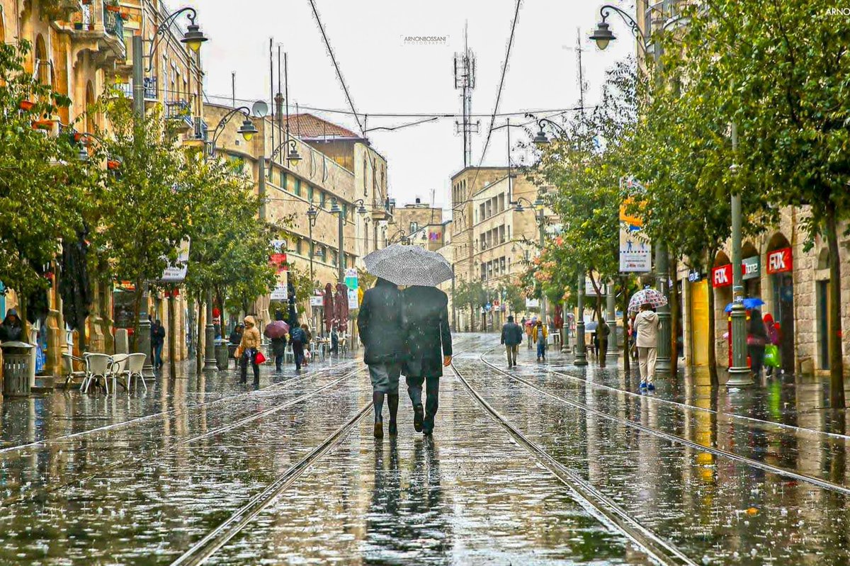 Israel's tweet photo. December rain in Jerusalem. The city doesn’t rush; it settles, breathes and turns reflective for a while.

Stay safe everyone, unusually heavy rain across the region 🙏🏽

📸 @ArnonBossani https://t.co/eQC4x3otul