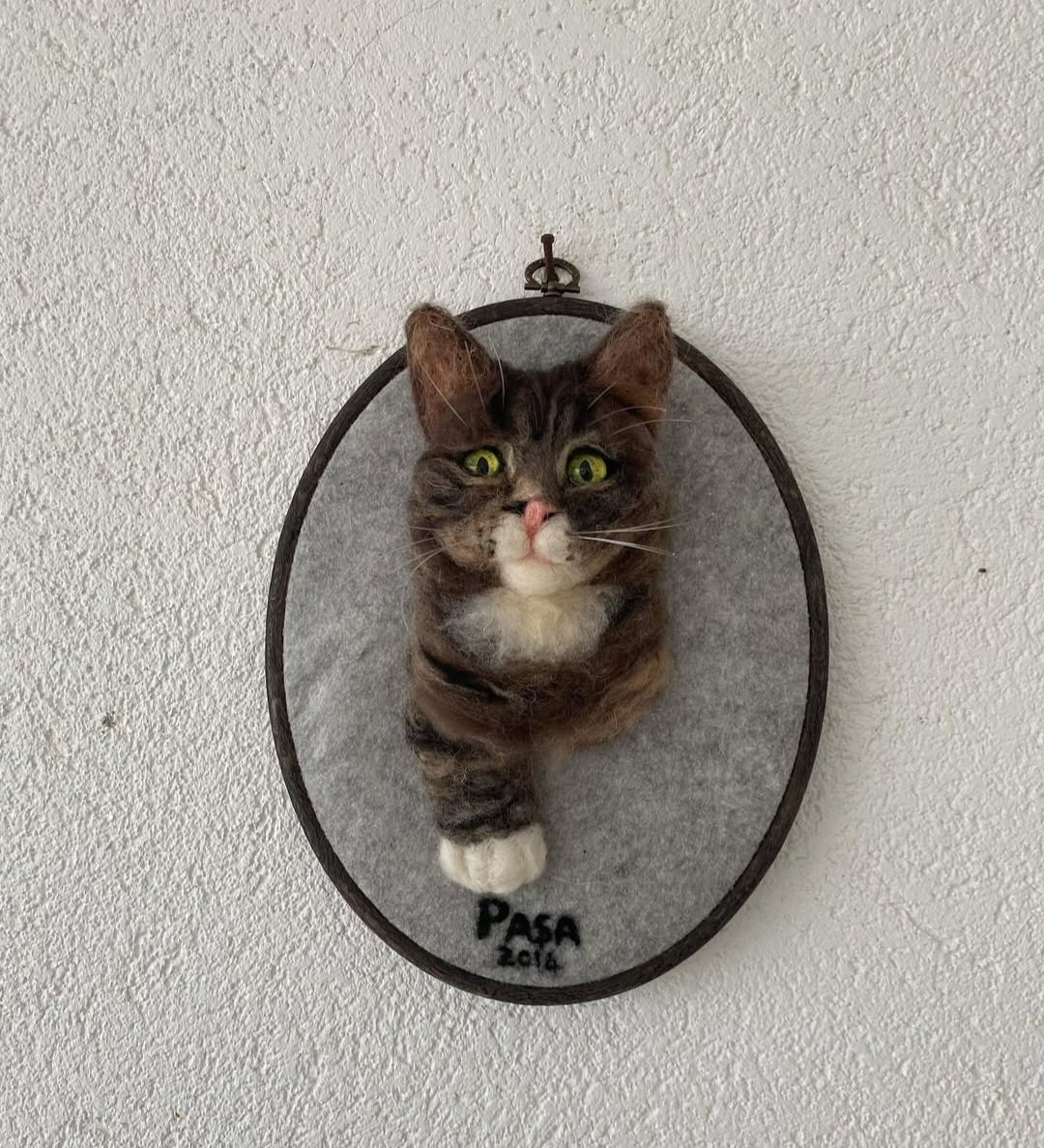 FoxPuniDigital's tweet image. Felt Cat and Dog. #caturday #handcrafted