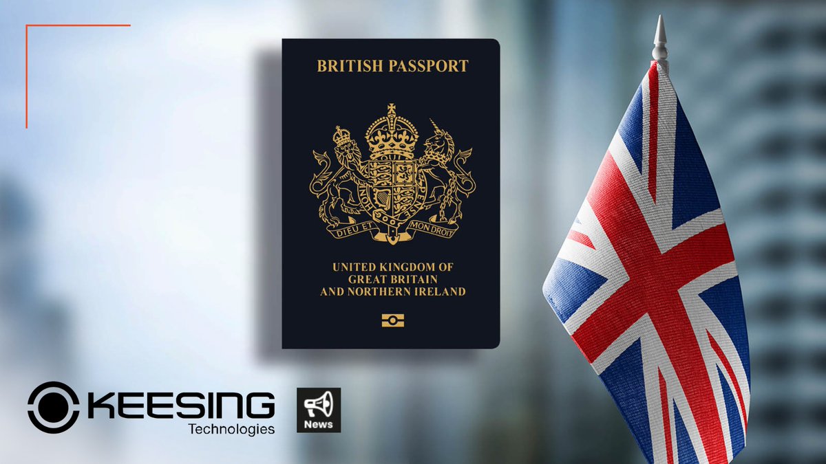 #KeesingNews: On Dec 2, 2025, the #UK started issuing #passports featuring His Majesty King Charles III’s Coat of Arms.

• Dark blue cover with Tudor Crown
• Visa pages show UNESCO landscapes
• Holographic &amp; polycarbonate features

ow.ly/6ihV50XGcgU

#KeesingPlatform