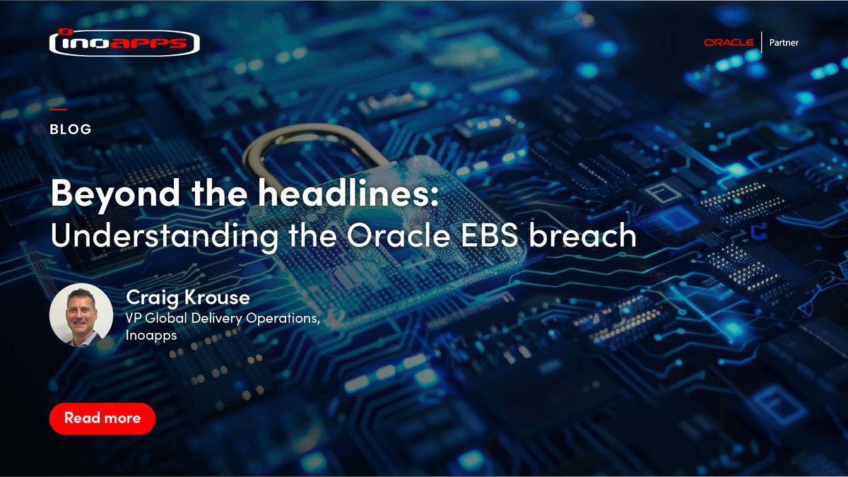Oracle E-Business Suite users—are you secure?

A recent breach was a wake-up call for businesses relying on EBS for finance, HR, and supply chain. Learn what happened and how to protect your organization.

👉 Read more: [Insert Link]