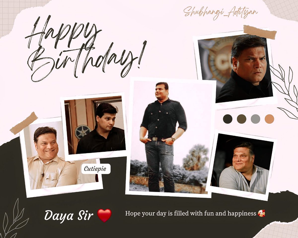AnAdityan's tweet image. Wishing u a very very Happiest Birthday, cutiepie Daya sir ❤ May your heart be filled with joy and your life with happiness 😍 &amp;amp; keep smiling bcoz nothing suits better than a smile on your face 😍 May your this cutest smile never fade away.! 💗🧿 #Cid #Cid2 #Daya #DayanandShetty