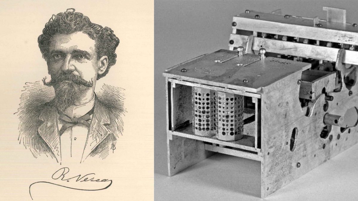 #TalDíaComoHoy nació Ramón Verea (1833), el gallego que creó la primera calculadora mecánica capaz de multiplicar de forma directa. 🇪🇸🔧

Un invento tan avanzado que IBM lo conserva como pieza clave de la historia de la computación.

👉forohistorico.coit.es/index.php/pers…