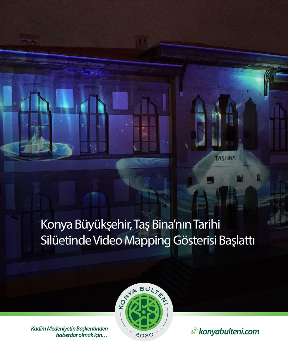 Konya Büyükşehir, Taş Bina’nın Tarihi Silüetinde Video Mapping Gösterisi Başlattı

#KonyaiçinözelKonyayaözel #KonyadanHaberinizOlsun #HuzurVakti #ŞebiArus #ŞebiArus752 #HzMevlana #TaşBina #KBB