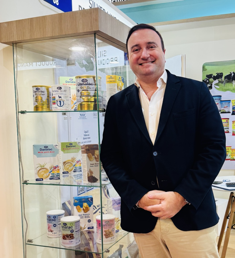 📣 Food Africa 2025 – Day 2 Highlights from Cairo 🇪🇬

Another strong day for Dana Dairy at Food Africa 2025.
Fernando continues to welcome visitors, partners, and distributors at our stand in Hall 2 – B16, showcasing the full DANALAC® infant nutrition range.  #Food #Africa