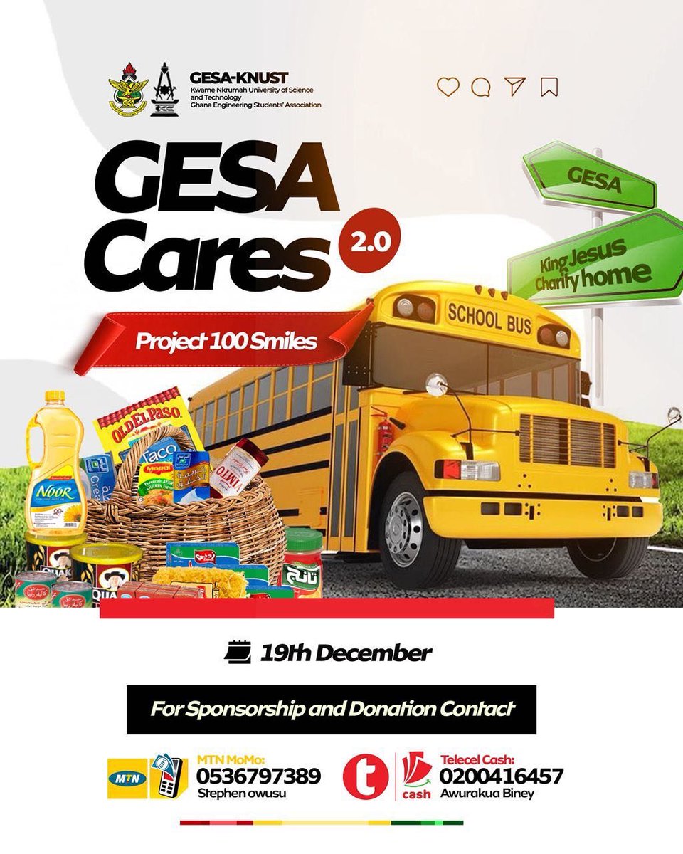 If you’re in Kumasi and you have old clothes that you want to donate please dm me🙈
If you want to donate money or other essential items like non perishable food or self care items they would be very much appreciated too🙏🏾