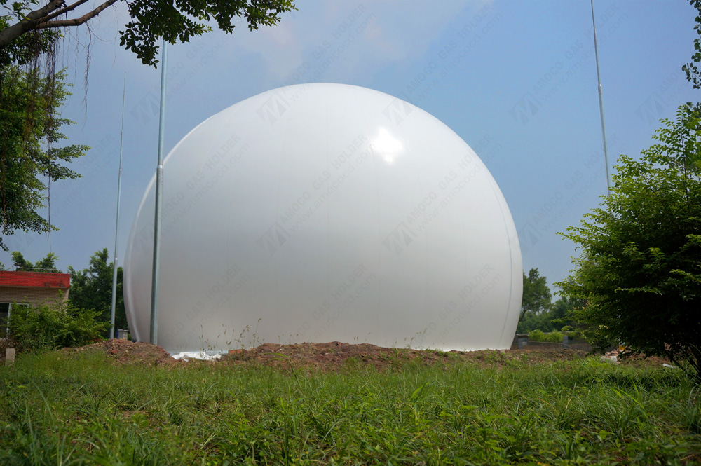 CdAmoco's tweet photo. AMOCO 3000m³ biogas holder in Chongqing, China

This double membrane biogas holder is installed at Chongqing Sino-French Sewage Treatment Plant.

Installation time:  August 2015

---------------
amoco@amoco.com.cn

https://t.co/pNRK2joVbR

#Biogas #Gasholder #Biogaz #Biogasplant https://t.co/INxvGuJ0BF