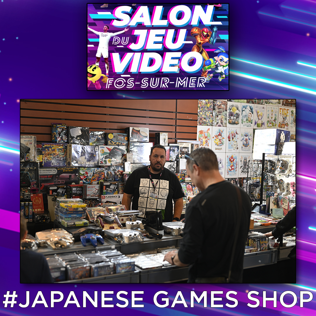 🕑J-2 Nostalgique des années 80 à 2000 🎮 ? Retrogaming 👾 : Vous pourrez rejouer à nos 12 anciennes consoles et celles de Doud dans le rétro . Japanese games shop vous proposera tout ce dont vous aurez besoin 🔥🔥🔥 au Salon du Jeu de <a href="/villedefos/">Ville de Fos-sur-Mer</a>