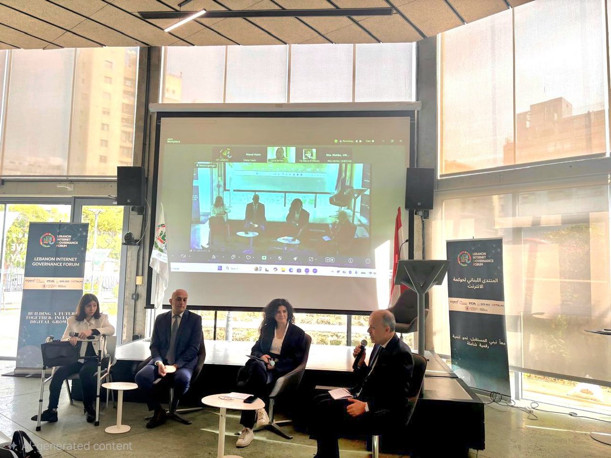 IGFLB's tweet photo. NO ONE LEFT BEHIND: DIGITAL INCLUSION AND ACCESSIBILITY IN LEBANON
@jihadhokayem @nawaralawa @AUBiPark https://t.co/JDDYz6WnIf