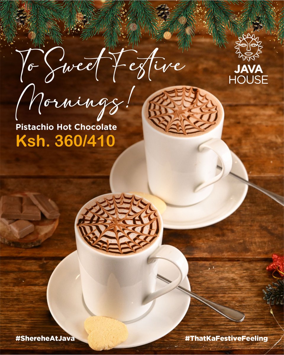 javahouseafrica's tweet image. Order our Mango Tea Cake and pair it with a hot cup of our lovely Pistachio Hot Chocolate. Available at a Java near you.​
#ShereheAtJava #JavaLove