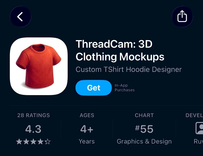 sunsethuman's tweet photo. Released a week ago. 
#55 on the App Store today 
for Graphics and Design. 📈 

#iOSinspiration #buildinpublic https://t.co/aLJXe3uHd8