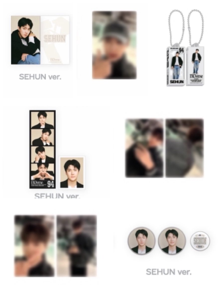 Sehun for 2025 EXO Fanmeeting Exo'verse Official Merchandise