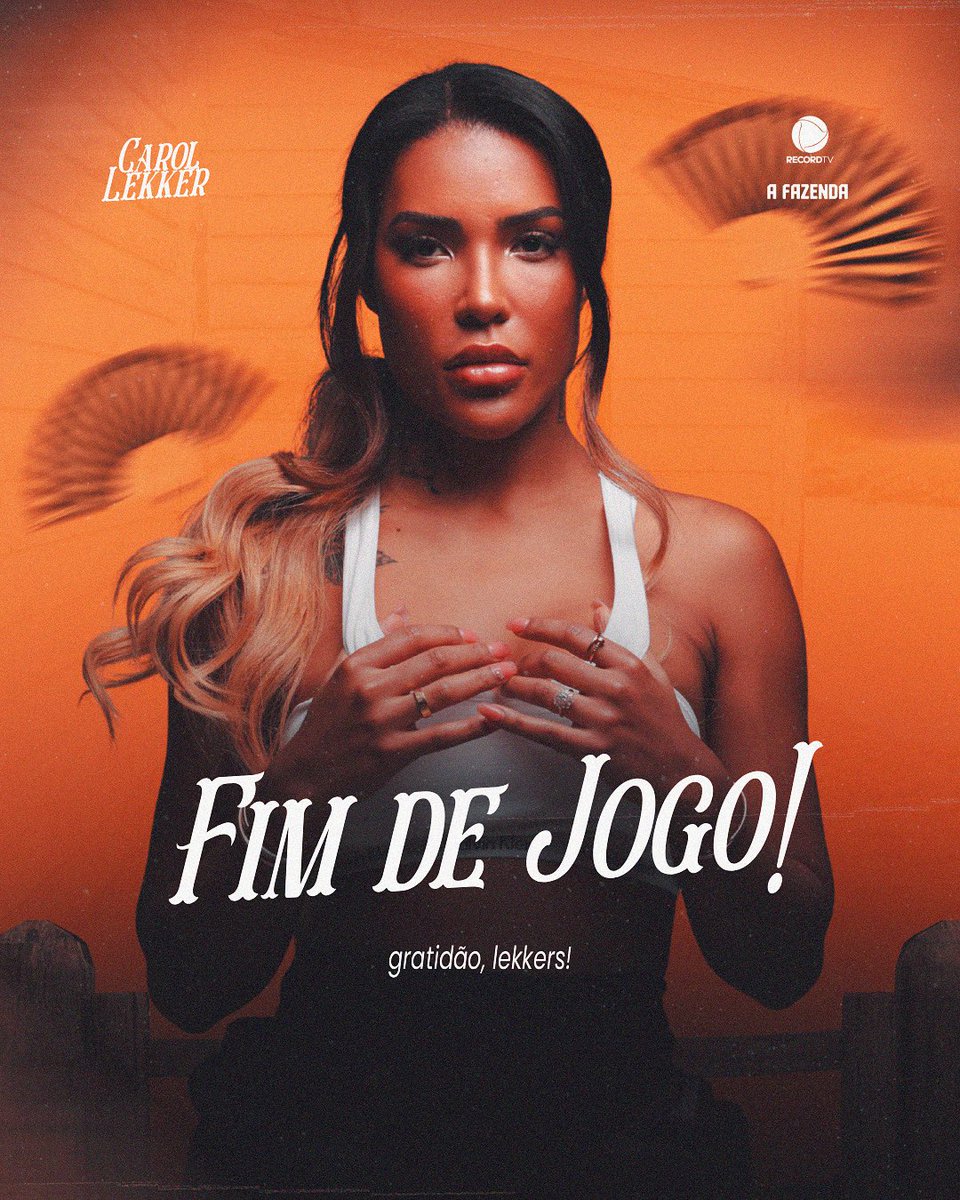 eucarollekker's tweet image. DE INFILTRADA PARA PROTAGONISTA! ✨❤️

Infelizmente, o ciclo da nossa Carol dentro do jogo se encerra aqui, mas a trajetória dela… essa ninguém apaga. Ela entrou desacreditada, apontada, subestimada e, mesmo assim, construiu um caminho gigante, verdadeiro, corajoso e