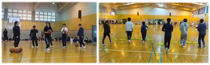 wajunkan's tweet photo. 11月29日(土）酒田市親子スポーツ会館で体育実技を行ないました。今回はバスケットボール🏀！なかなかシュートが入らず苦戦していましたね💦 https://t.co/zSykR59R30