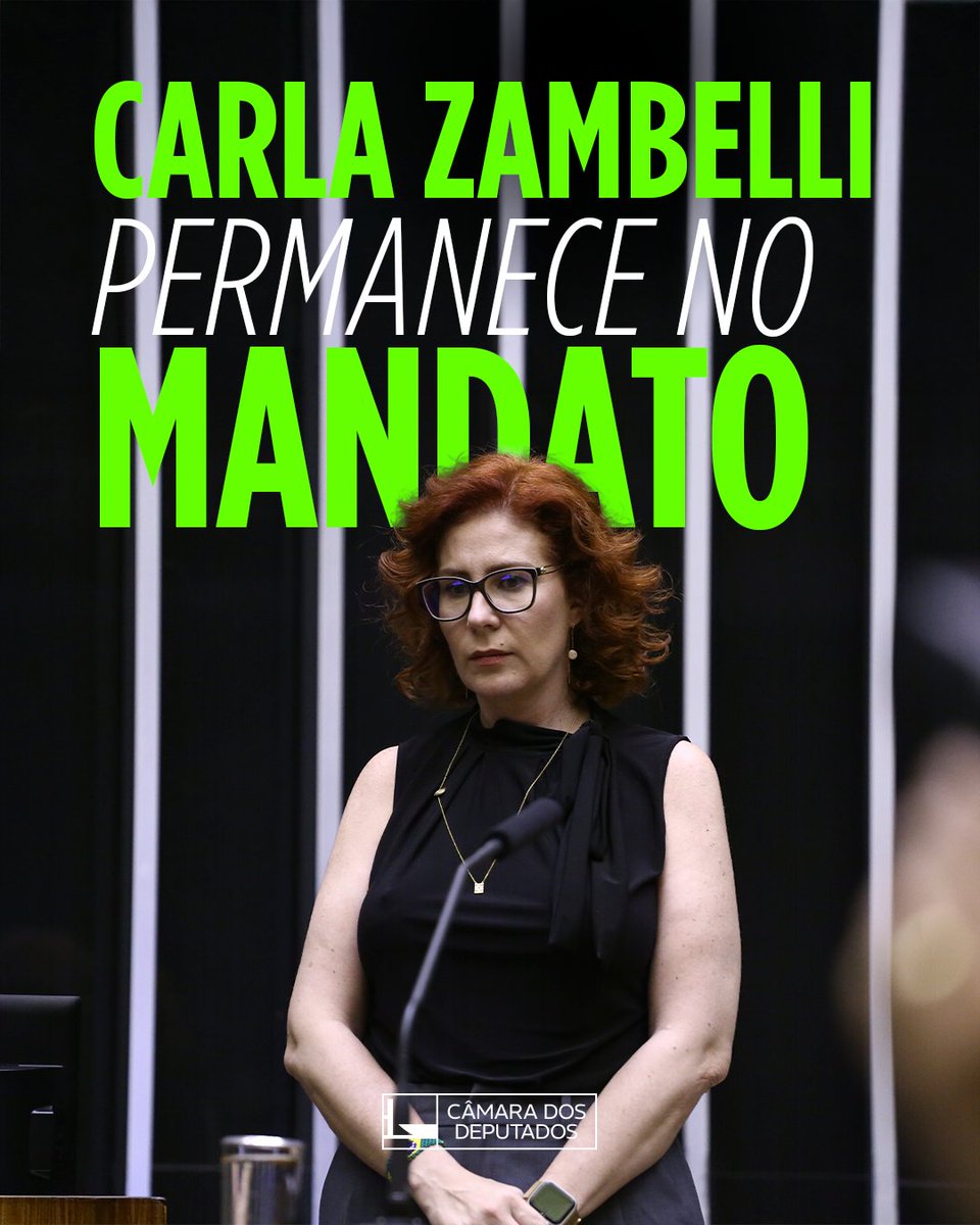 camaradeputados's tweet image. Por 227 a 170 votos, com 10 abstenções, a Câmara manteve o mandato da deputada Carla Zambelli (PL-SP). O número mínimo de votos para aprovar uma perda de mandato é de 257. Como o quorum não foi alcançado, o parecer pela cassação, aprovado na @ccjc_camara, será arquivado.