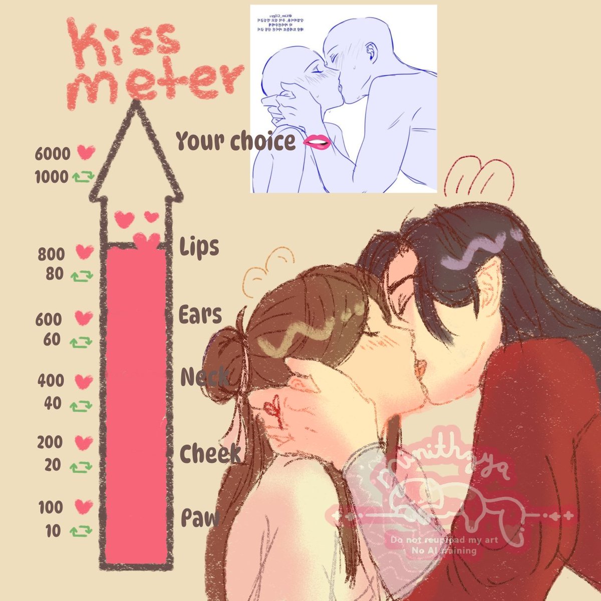 First time drawing them kissing uwu
#hualian #TGCF