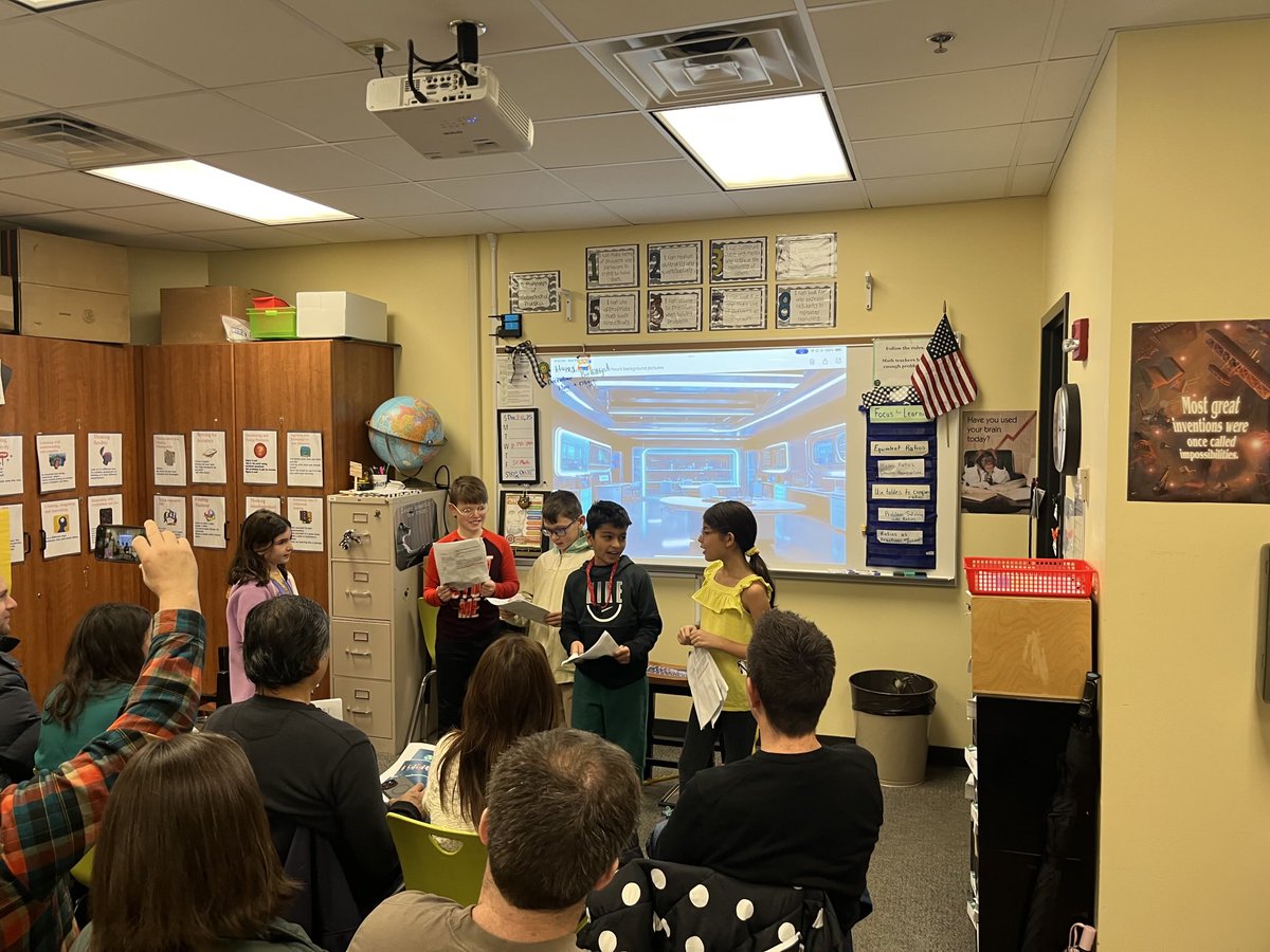 smithkatie10's tweet photo. What a joy to have our parents at our dress rehearsal for our plays in Cog Workshop. The students used expression and really got into character! Well done! https://t.co/VkcwgT7qNs