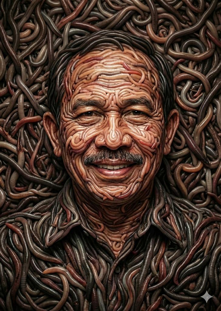 Gantengan mana si Maruli Siahaan dengan pola ulat bangkai atau pola cacing tanah?