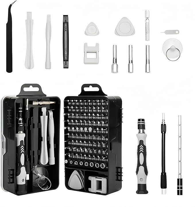 2x Conjunto de chaves de fenda de precisão de 115 peças - R$ 9,18 Cada

-Add 2 unidades

amzn.to/494khOB