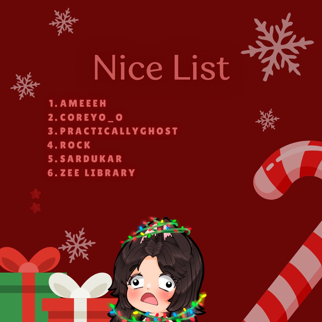 Naughty and Nice so far!! 🍬

Join the stream to see what you are this year!  twitch.tv/losthena