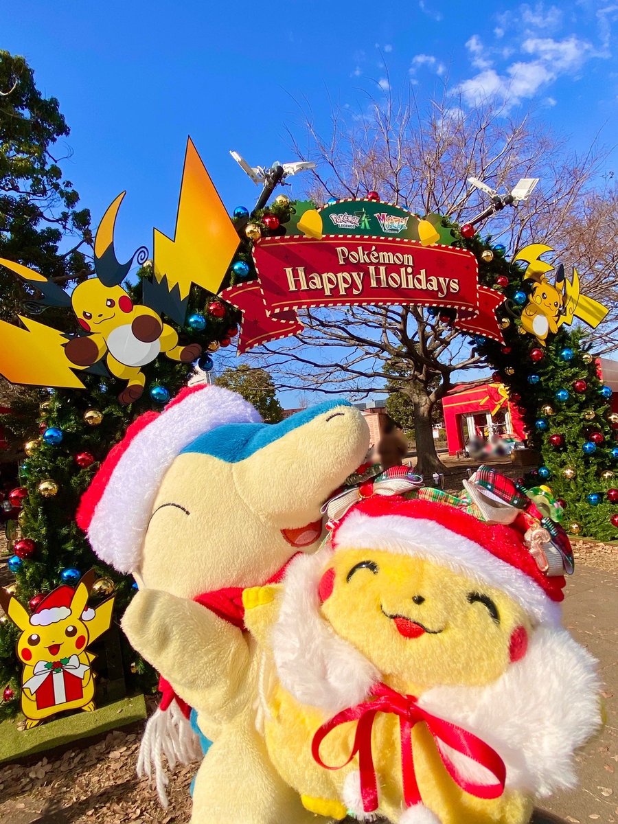 赤レンガ倉庫に来たよ.ᐟ.ᐟ⟡.· ポケモンのクリスマスマーケットだ
