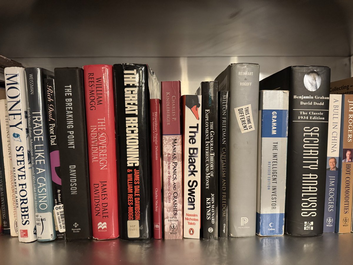 bonhol's tweet photo. @DaveHcontrarian @joshtheoiltrade @Jason73821 Right there between The Great Reckoning, Manias, Panics and Crashes and The Black Swan ☺️ https://t.co/L4lzGQ4Nhu
