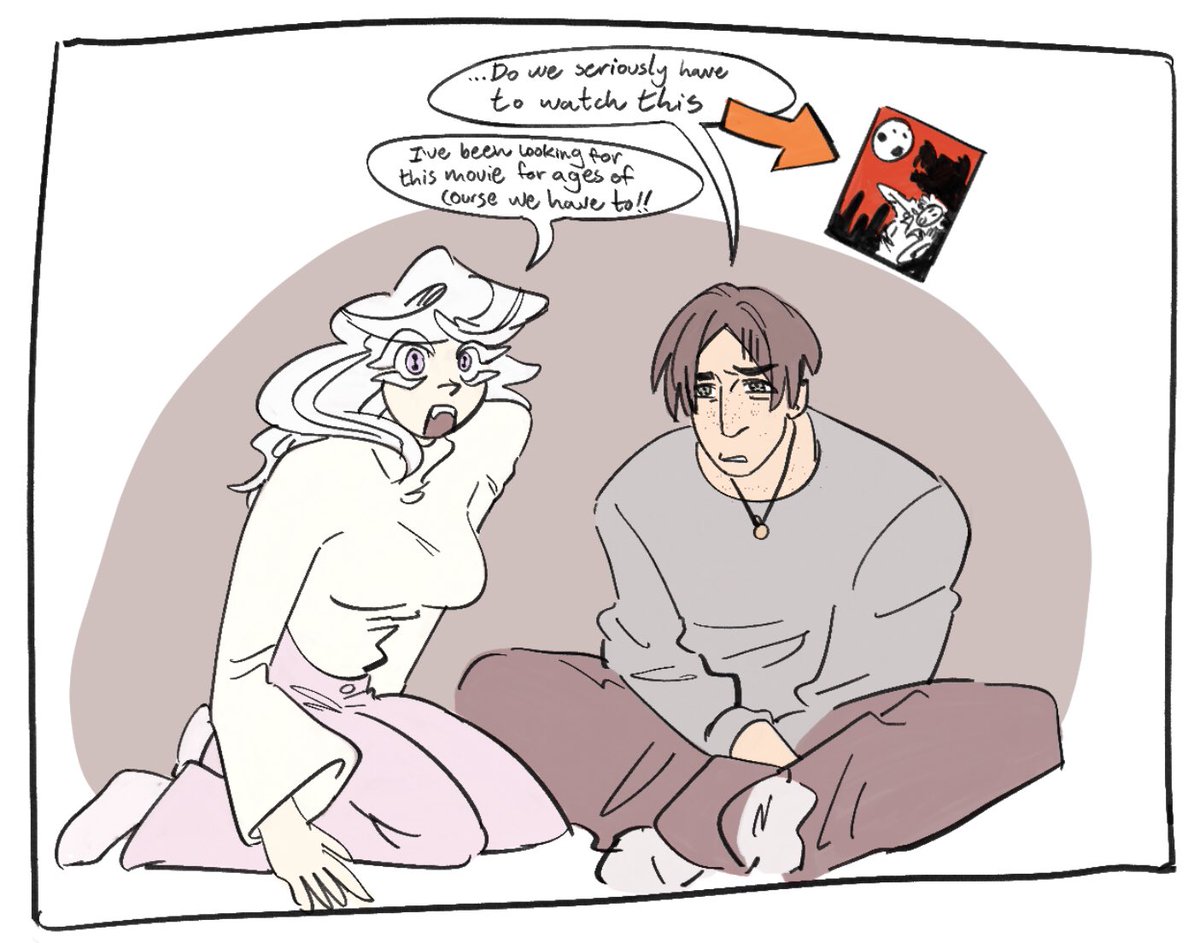 jjjawfishh's tweet photo. girl who loves scary movies x guy who likes hallmark christmas movies 
#gachiakuta  #gachiart https://t.co/JenDE5reer