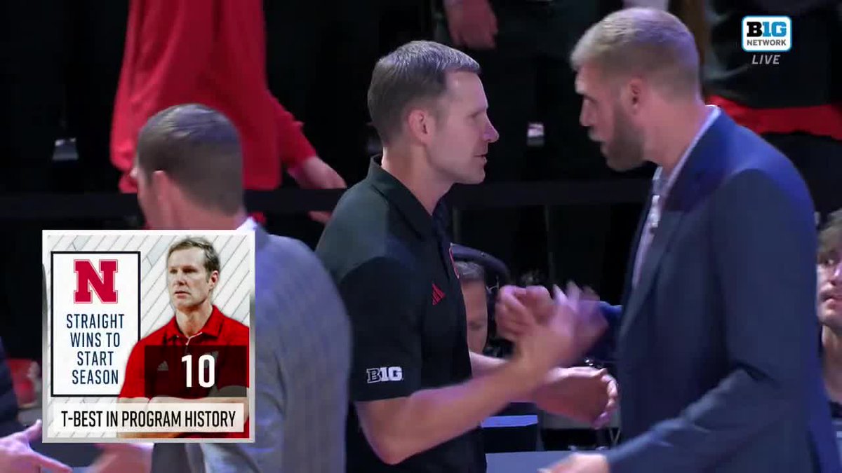 🔟-0️⃣

No. 23 <a href="/HuskerMBB/">Nebraska Men's Basketball</a> ties best start in program history ‼️