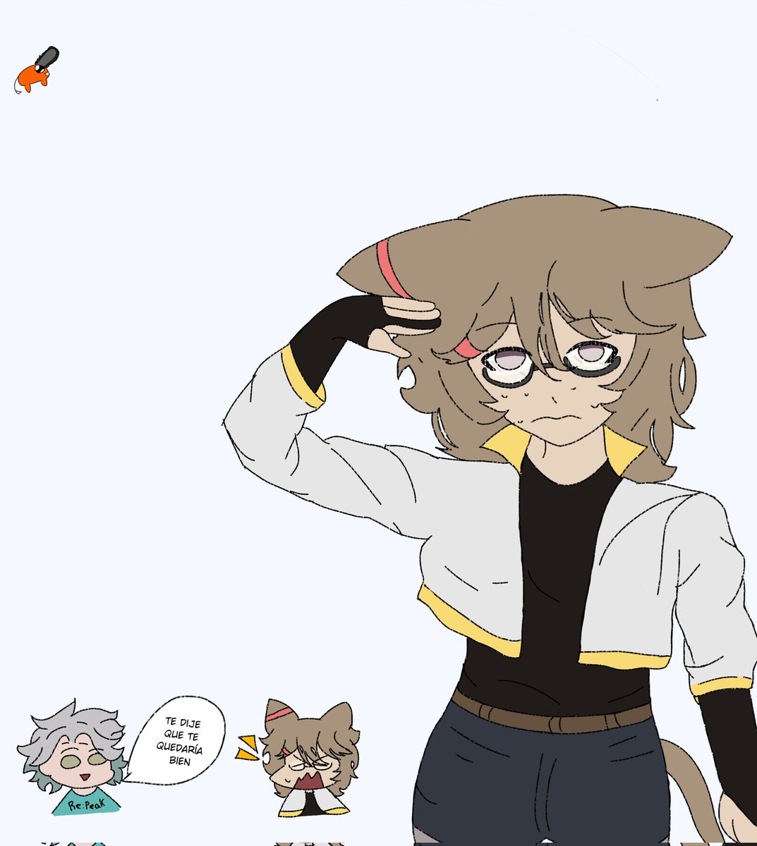 Ula rediseño de mi oc espero que les guste ^^
No sé si dibujar más :'b