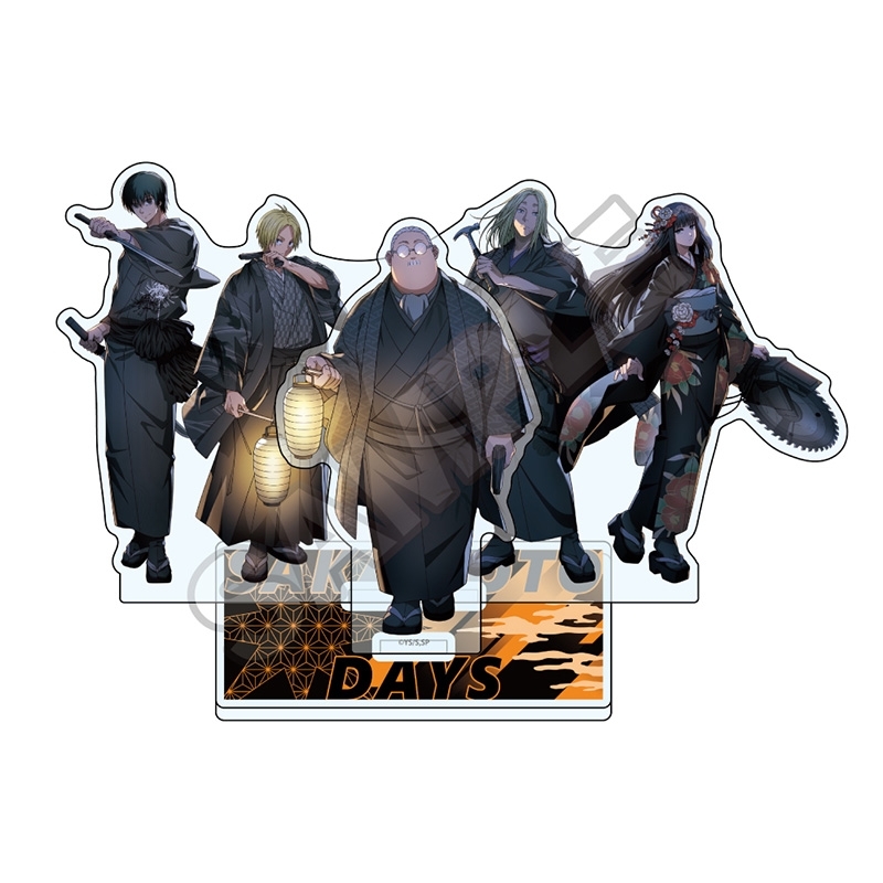2026年2月発売予定 SAKAMOTO DAYS 黒着物 アクリルスタンドジオラマ