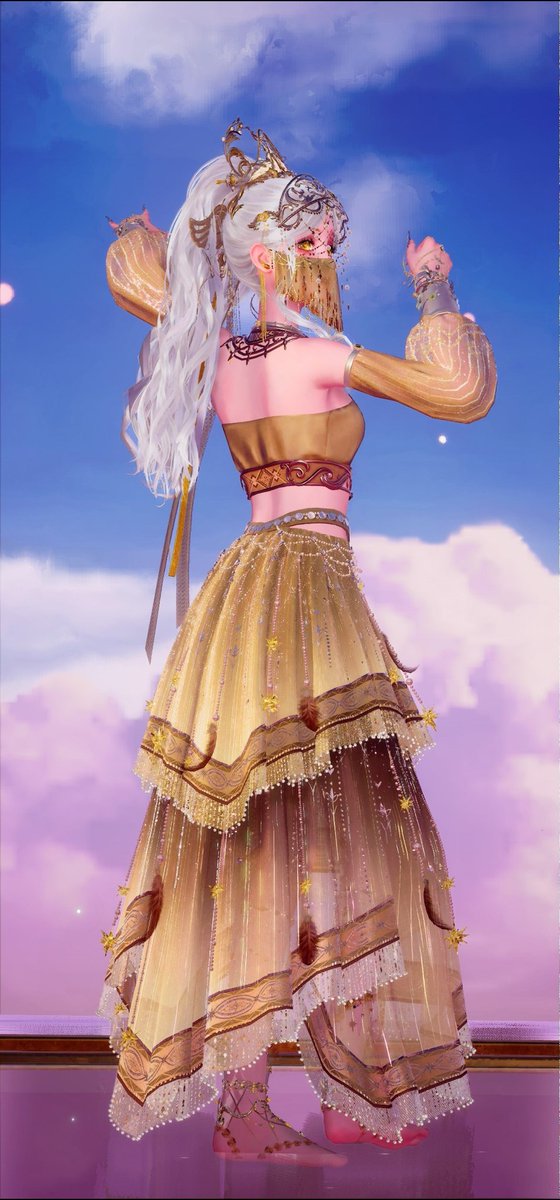 Dancing through the starry skies. 

#Itzaland #InfinityNikki #infinitynikkitwt