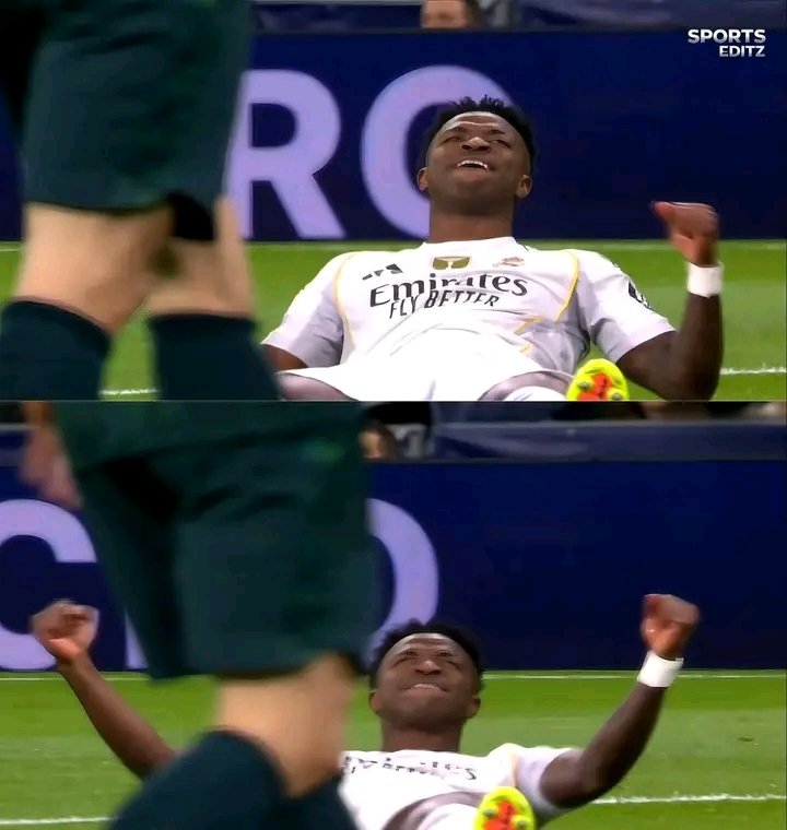 busani_mtalana's tweet photo. Vinicious Jr refused to leave the stadium until his teamates call him Doku 🥱 https://t.co/mQdE0RJRDL