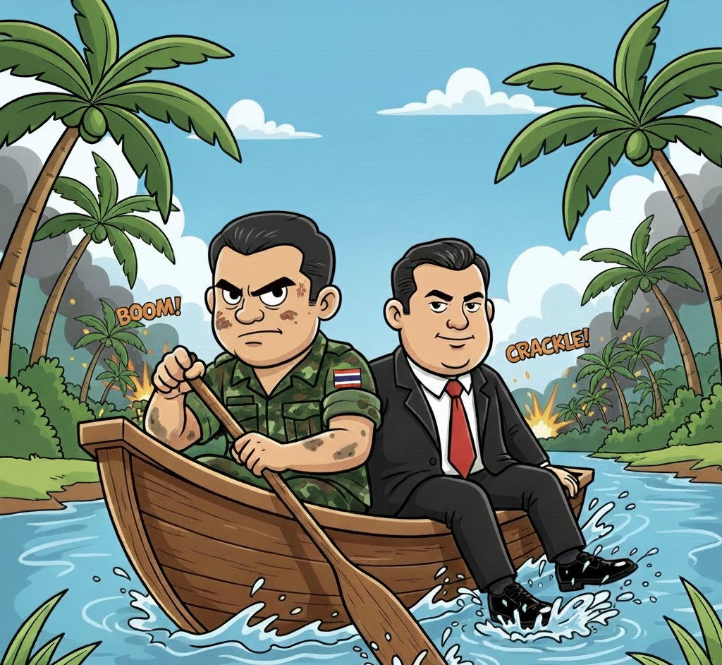 มือไม่พายอย่าเอาเท้าราน้ำ
5555